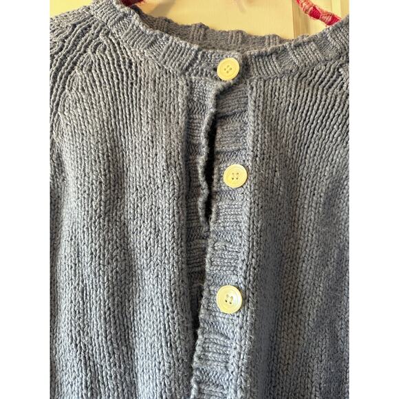Vintage 90s Target Xhileration Brand Blue Knit Cardigan - Picture 1 of 5